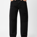 Men Distressed Baggy Jeans / Rough Baggy Jeans