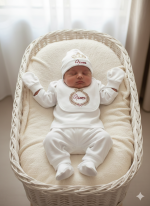 Little Prince" 9-Piece New-born Starter Set – Perfect Baby Boy Gift
