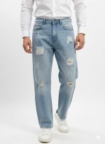 Men Distressed Baggy Jeans / Rough Baggy Jeans