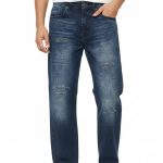 Men Distressed baggy Jeans / Rough baggy Jeans
