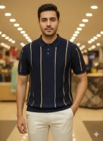 Men Imported Old-Money Knited Polo T-Shirt