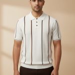 Men Knited Polo Old-Money T-Shirts