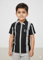 Boys’ HUGO BOSS Old-Money Vertical Stripe Polo