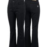 Modern Black Bootcut Jeans – Minimalist Quiet Luxury Style - American Jeans Store