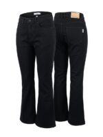 Modern Black Bootcut Jeans – Minimalist Quiet Luxury Style - American Jeans Store
